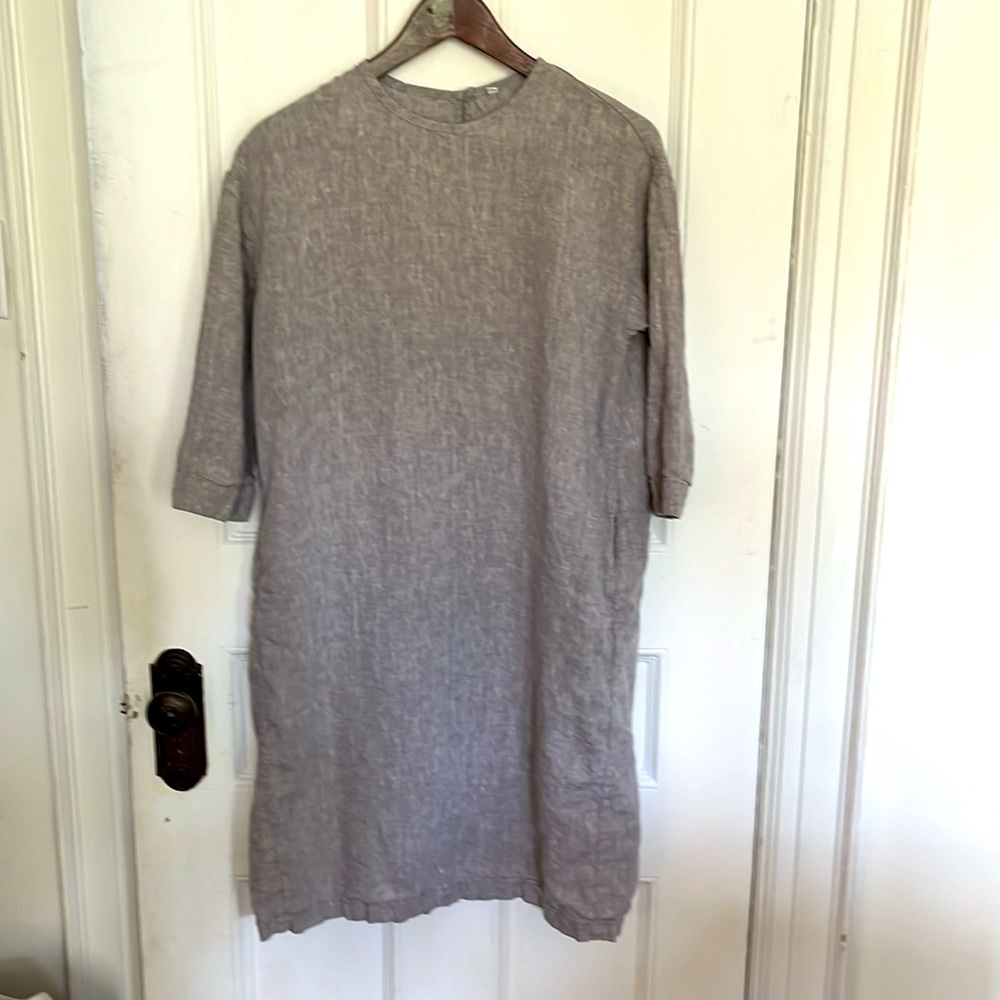 Muji Gray Midi Dress